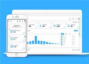电商后台系统框架管理模板下载 - 项目资源网