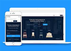 宽屏北欧风格家具商城网站模板 - 项目资源网