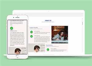 创新产品响应式通用网页模板下载 - 项目资源网