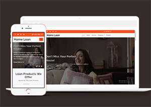 房屋贷款公司官网网站模板下载 - 项目资源网