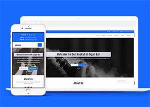 宽屏雪茄烟草公司网站模板下载 - 项目资源网