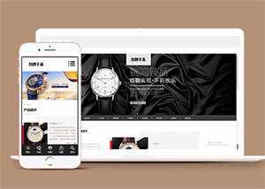响应式高端名贵手表网站前端模板 - 项目资源网