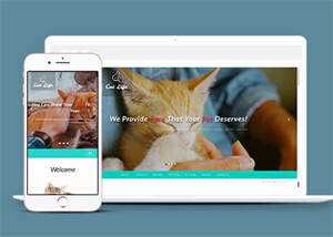 流浪动物领养中心网站模板 - 项目资源网