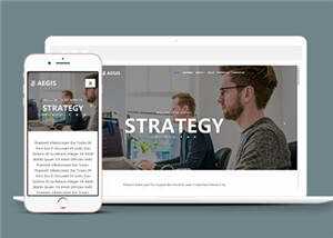 教育机构介绍动态响应式网站模板下载 - 项目资源网