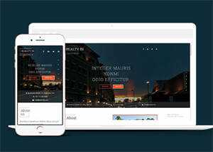 别墅物业管理公司网站模板下载 - 项目资源网