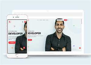 设计师个人介绍简历类模板下载 - 项目资源网