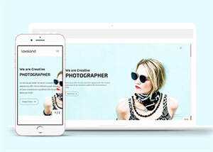 时尚女装展示HTML5网页模板下载 - 项目资源网