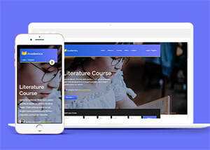 在线教育课堂HTML5网站模板 - 项目资源网
