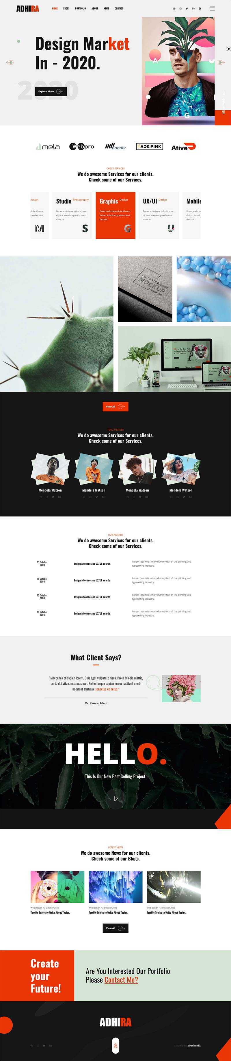 Bootstrap响应式企业宣传主题网站HTML模板 - 项目资源网