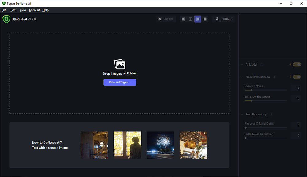 图像处理软件 Topaz DeNoise AI v3.7.1 便携版 - 项目资源网