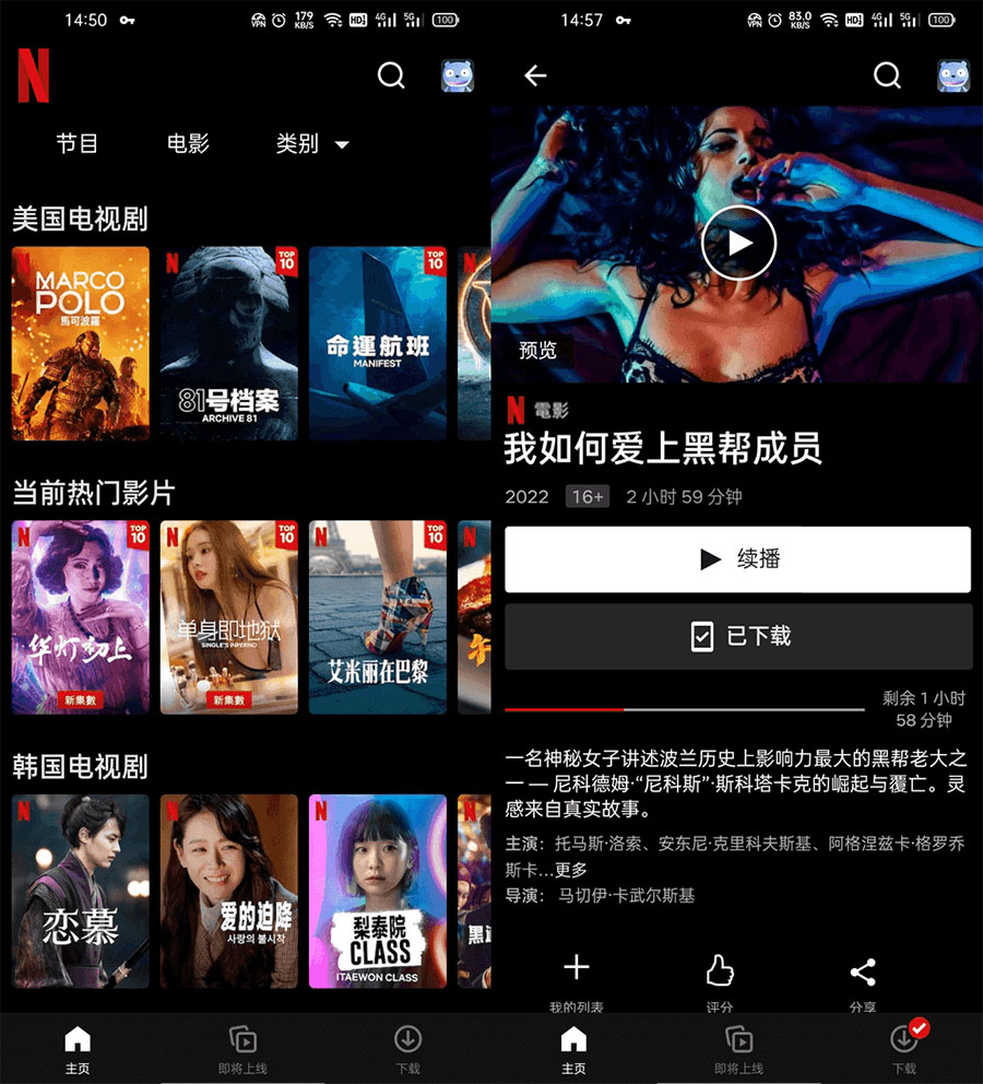 安卓 Netflix v8.20.0 正式版 /  v8.13.0 解锁订阅版 - 项目资源网