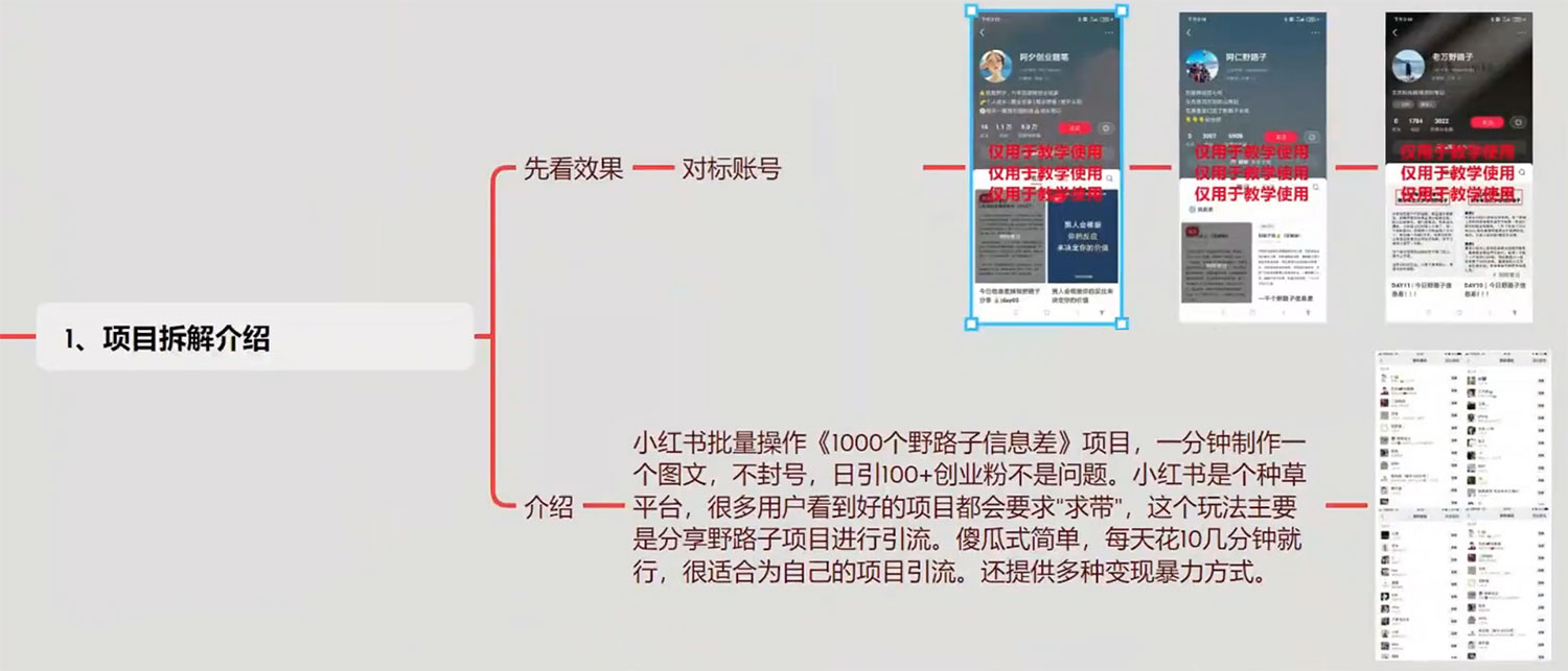 图片[2] - 小红书批量操作《 1000 个野路子信息差》玩法，日引 100+ 创业粉，一分钟一个图文 - 项目资源网
